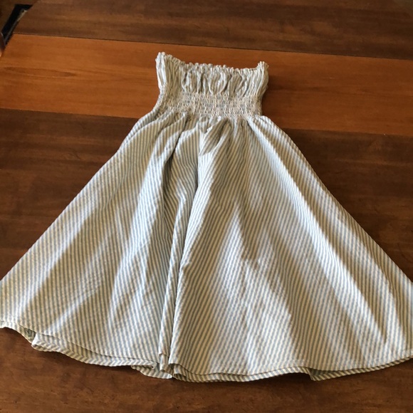 Moda strapless cotton dress - Picture 3 of 9